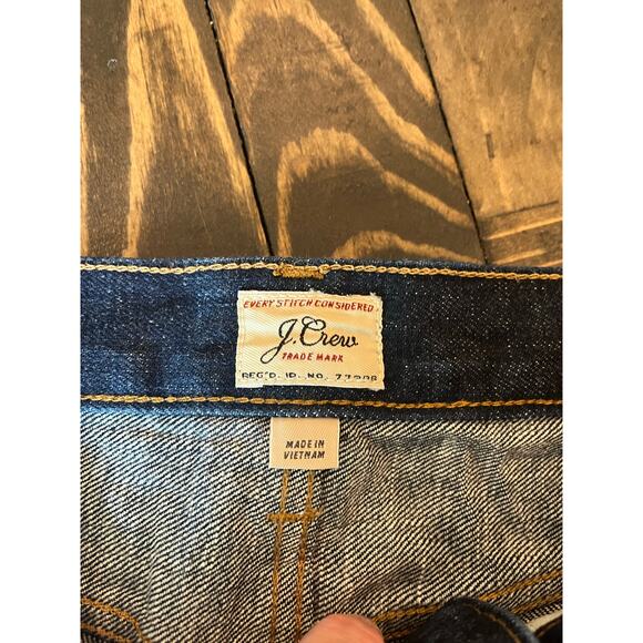 J Crew 770 Straight Leg Jeans Men 33x32 Japanese Denim Blue Preppy Academia Twee - Picture 2 of 8